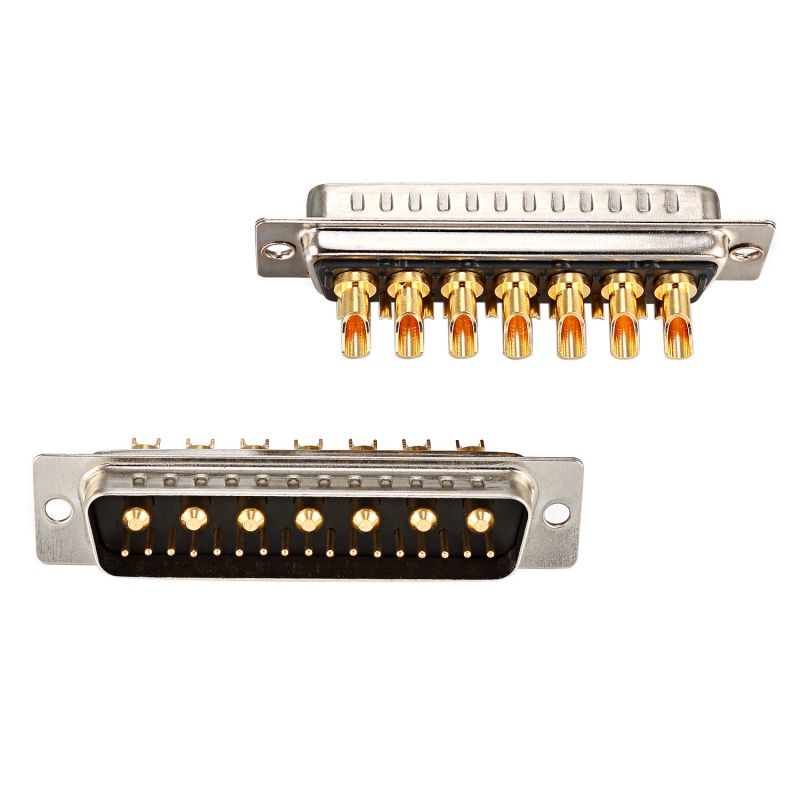 D-Sub 24W7 Signal High Current Combo -liitin